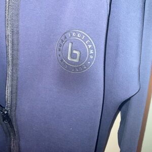 Burn Boot Camp Navy Logo Zip-Up Hoodie